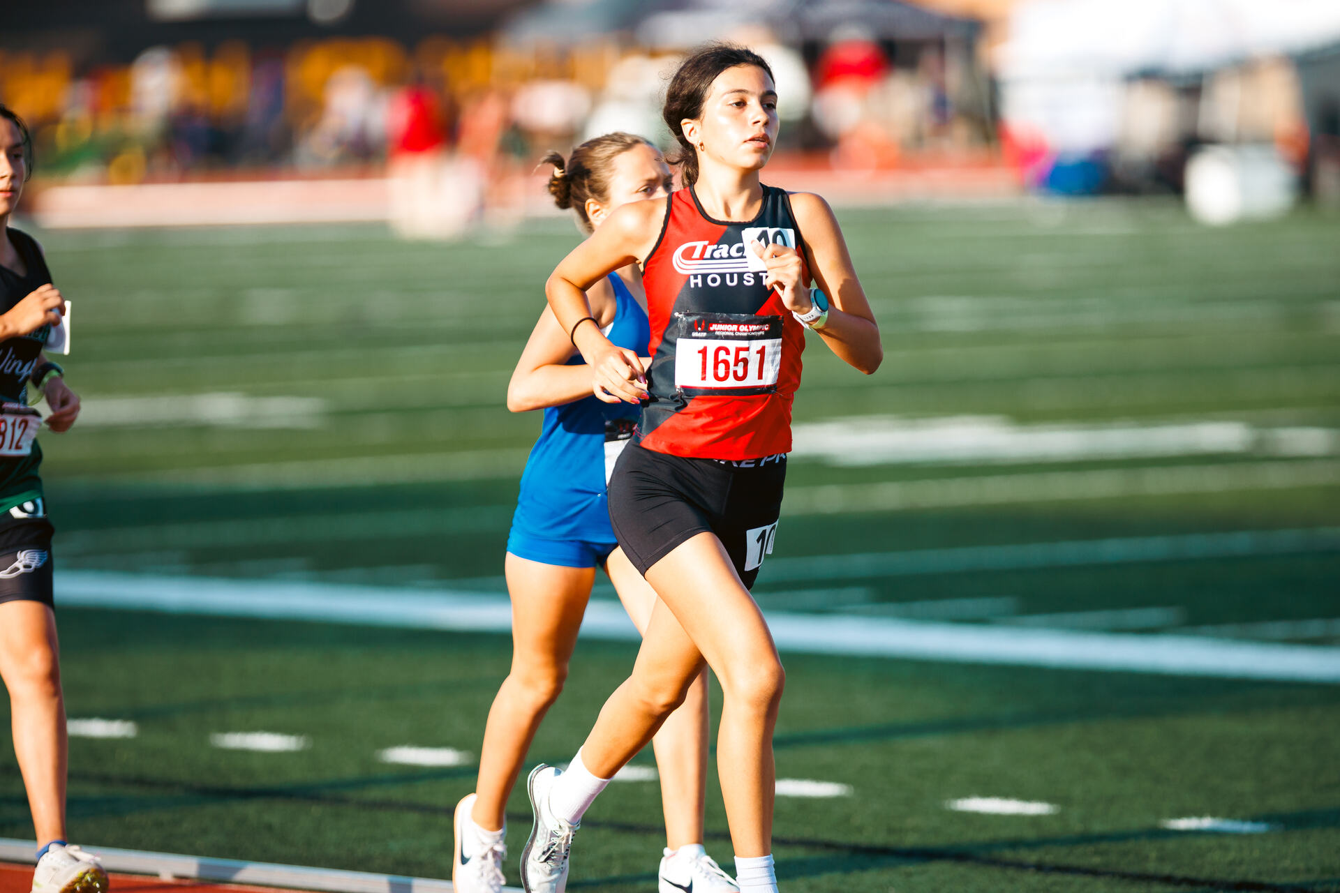 Track Houston athletes competing at the USATF Region 12 Championships.